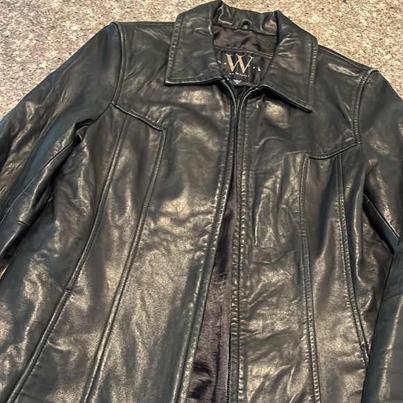 🛍️ SOLD 🛍️ Soft Moto Leather Jacket - Picture 4 of 12